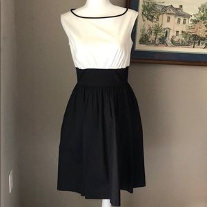 Kate Spade black and white formal dress